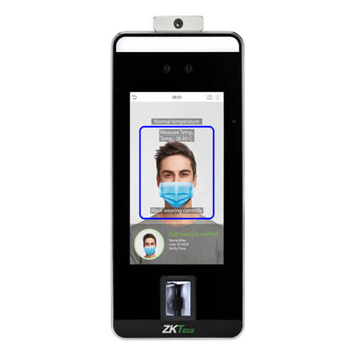 Биометрический терминал распознавания лиц со считывателем отпечатка пальца Speedface-v5l-td - фото 3