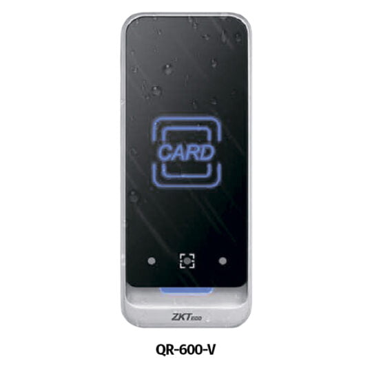 Считыватель QR-кода и RFID карт в металлическом корпусе ZKTeco QR600-V