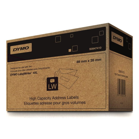 Фото Лента Dymo S0947410 (89 X 28 мм) только для Labelwriter 4xl (2 рулона по 1050 шт.)